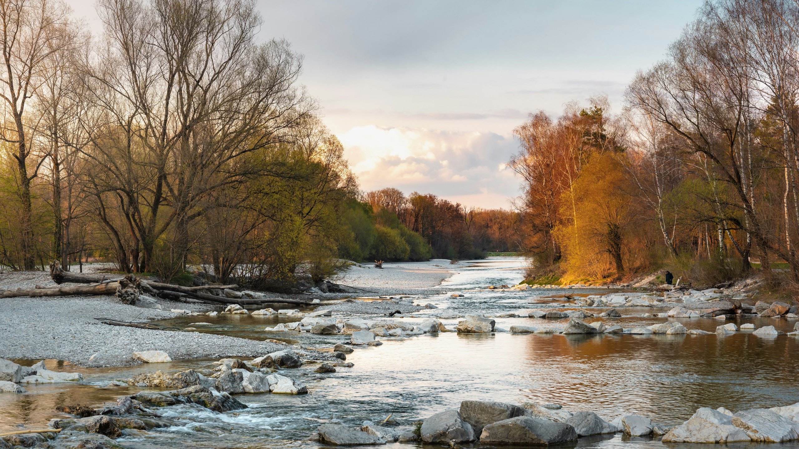 Baden an der Isar / in der Isar baden: Flaucher
