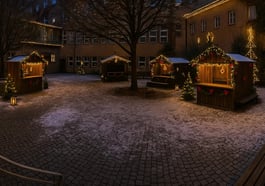 Weihnachtsmarkt im Posthof des Deutschen Museums