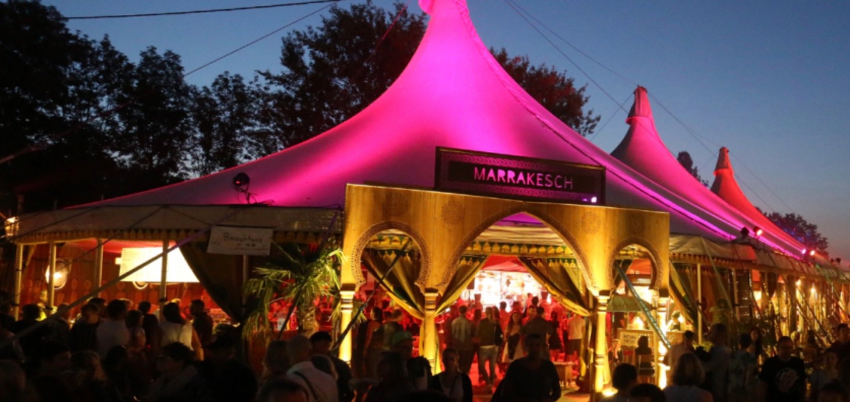 Das Tollwood München Marrakesch-Zelt