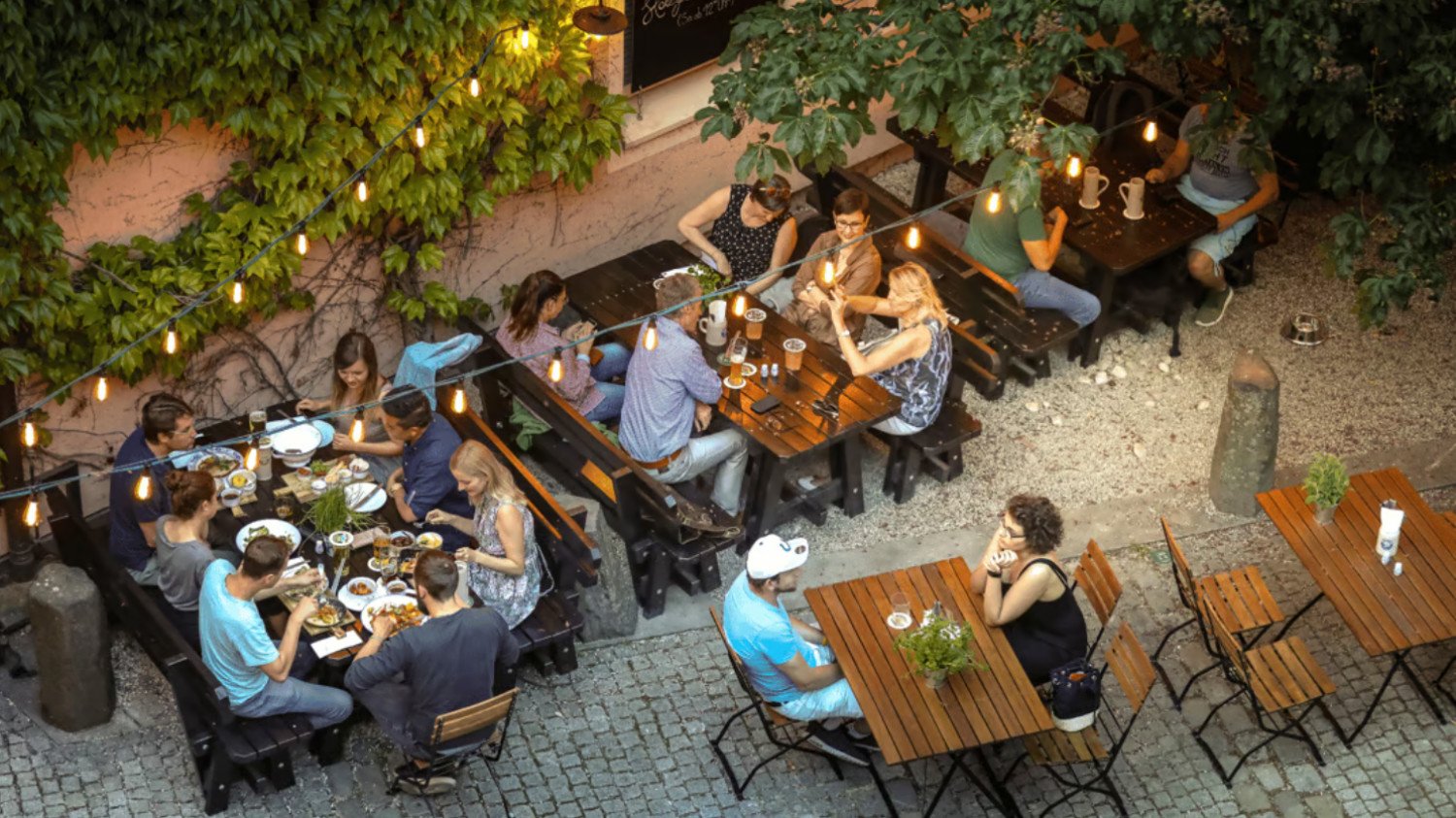 Wirtsgarten im Ayinger in der Au