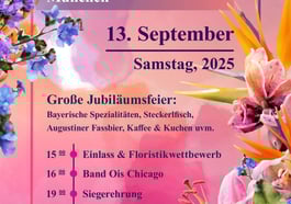 Jubiläumsfeier Blumengroßmarkt München – Sa., 13. September