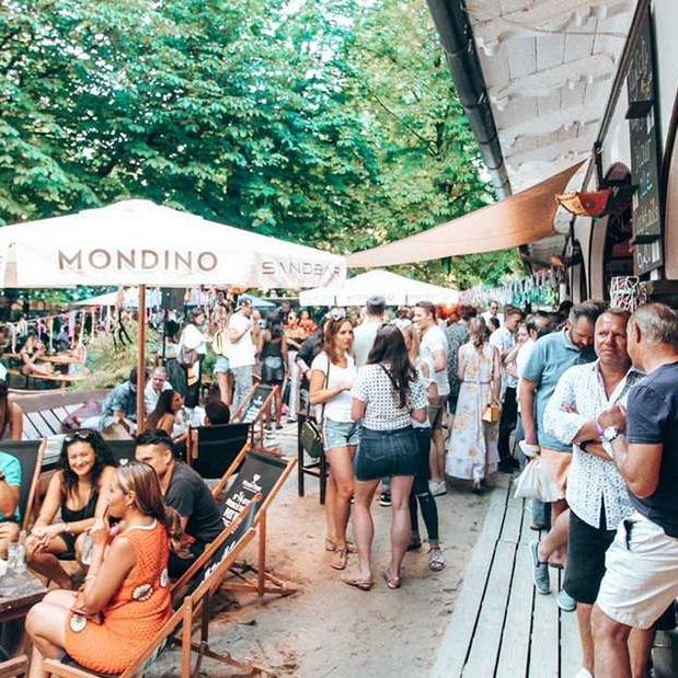 Haidhausen: Biergarten am Wiener Platz