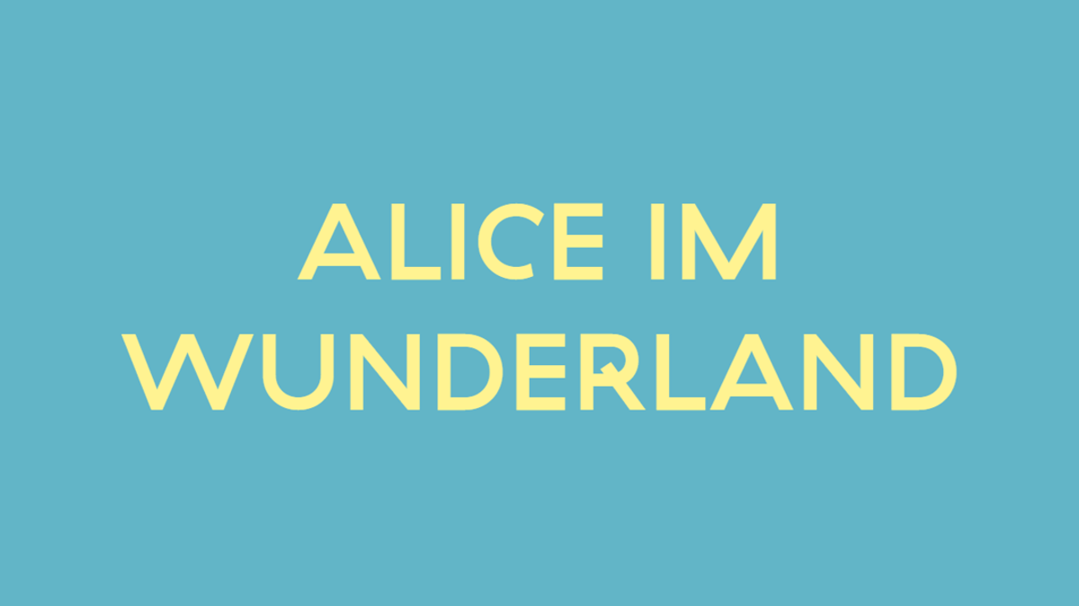 Alice im Wunderland