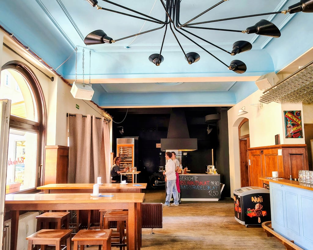 Blick auf den Indoor-Grill