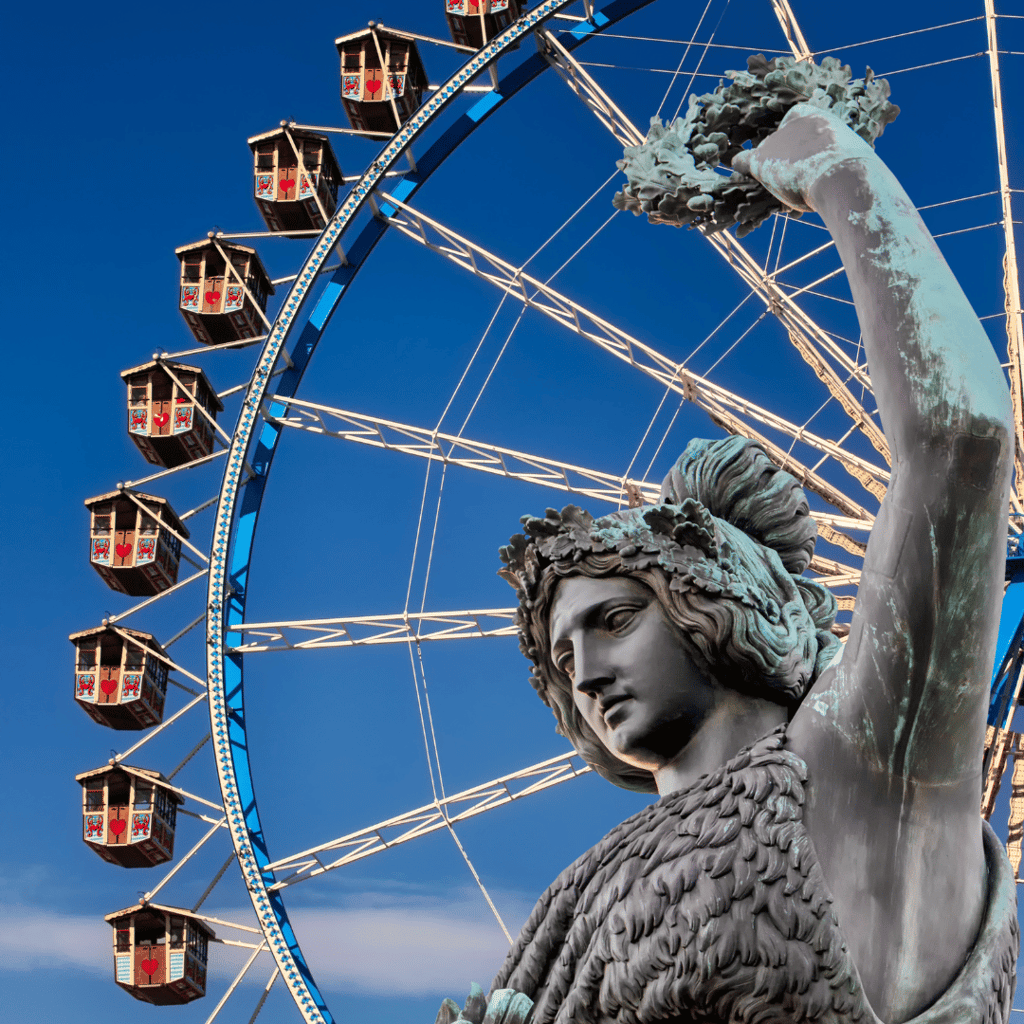 Theresienwiese: Bavaria & Riesenrad