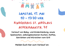 Kinderflohmarkt im Kinderhaus St. Nikolaus