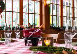 Käsefondue im urigen Salettl