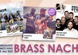Brass-Nacht: DeSchoWieda + Keller Steff Big Band + Django3000