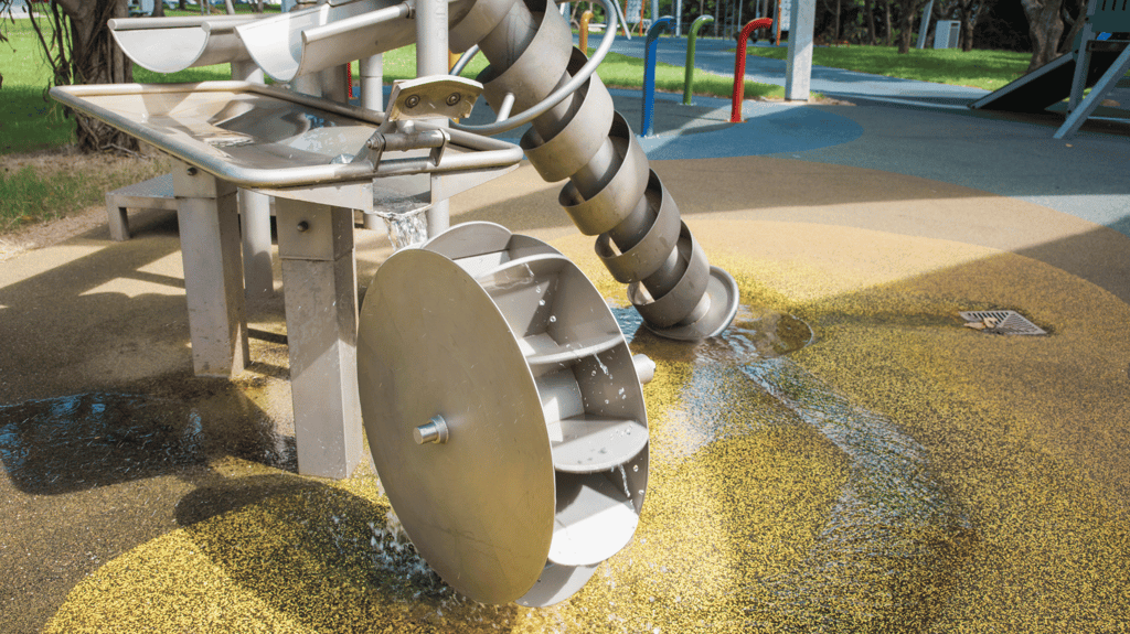 Wasserspielplatz München: Ostpark