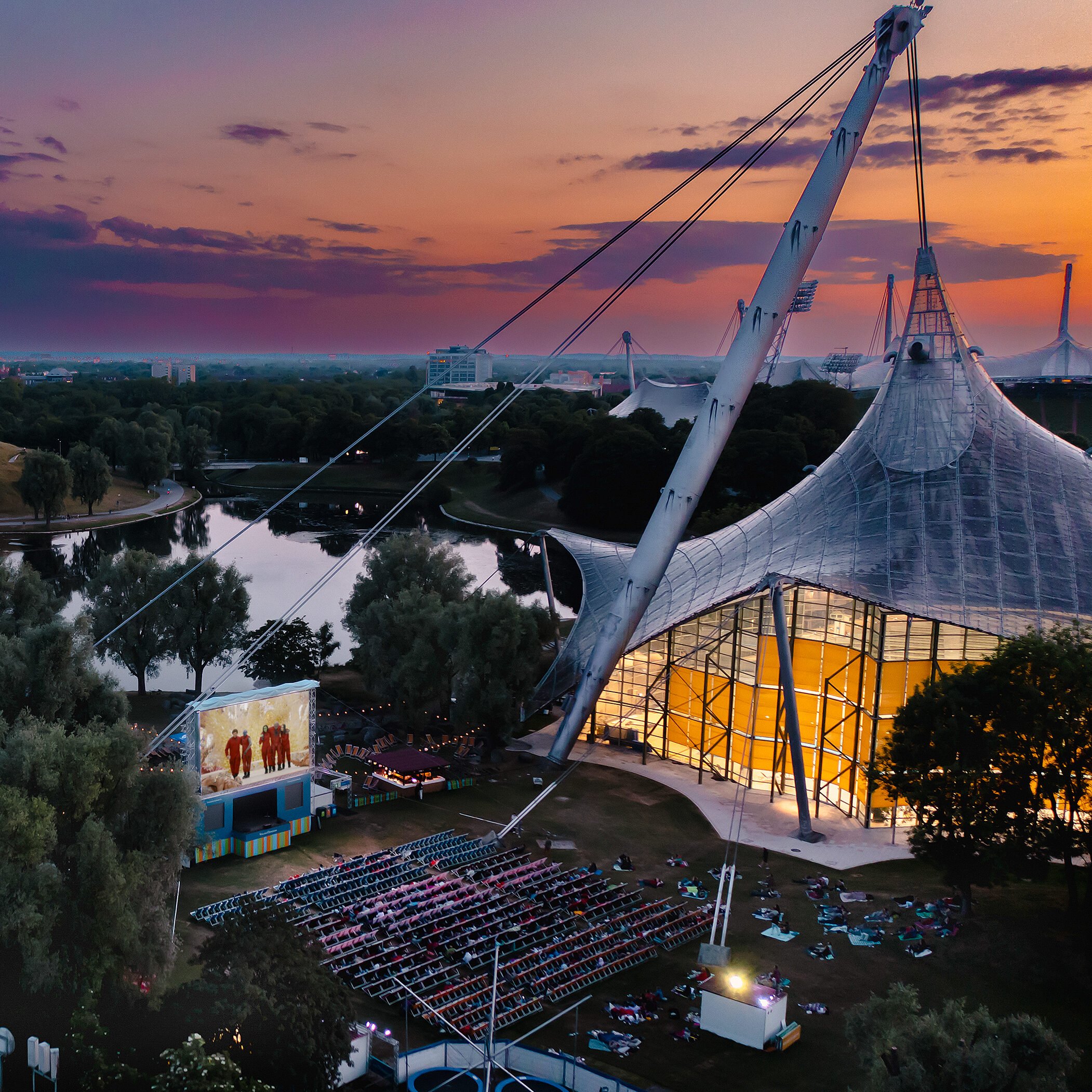 Open Air Kino München: Kino am Olympiasee