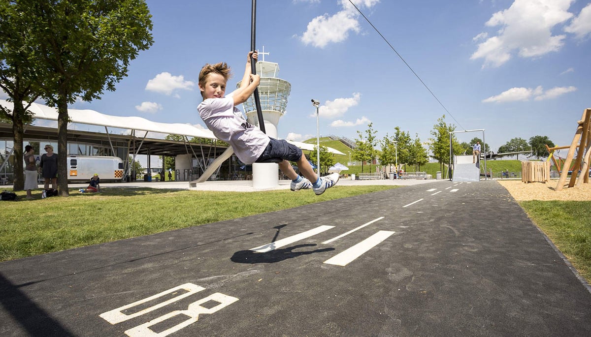 Besucherpark des Flughafens München