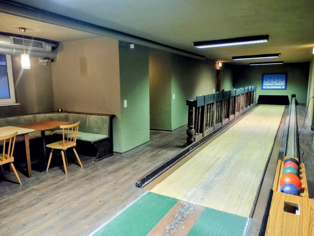 Die Fux-Kegelbahn im Keller