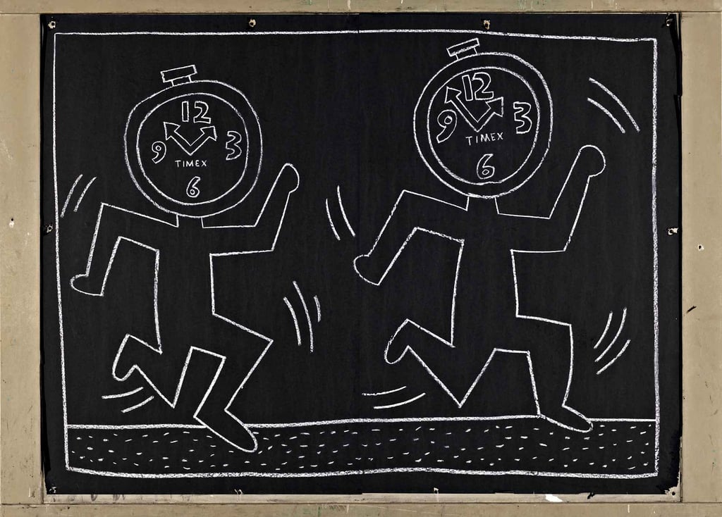 Keith Haring - Subway Drawing, 1982/84