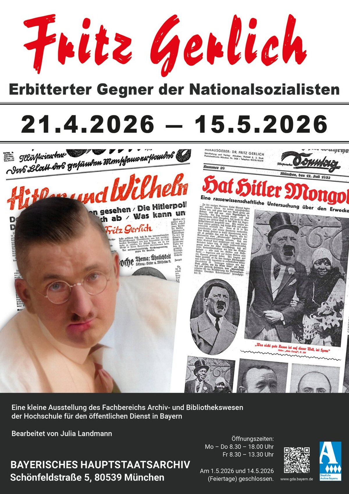 Fritz Gerlich. Erbitterter Gegner der Nationalsozialisten