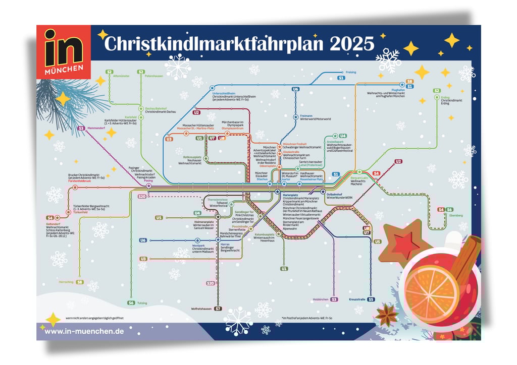 Christkindlmarktfahrplan München 2025