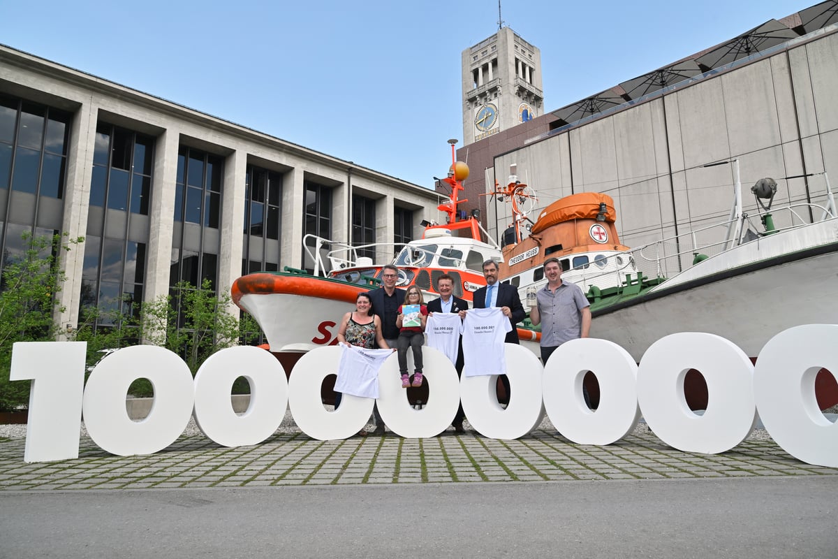 Deutsches Museum feiert 100-milionste Besucherin
