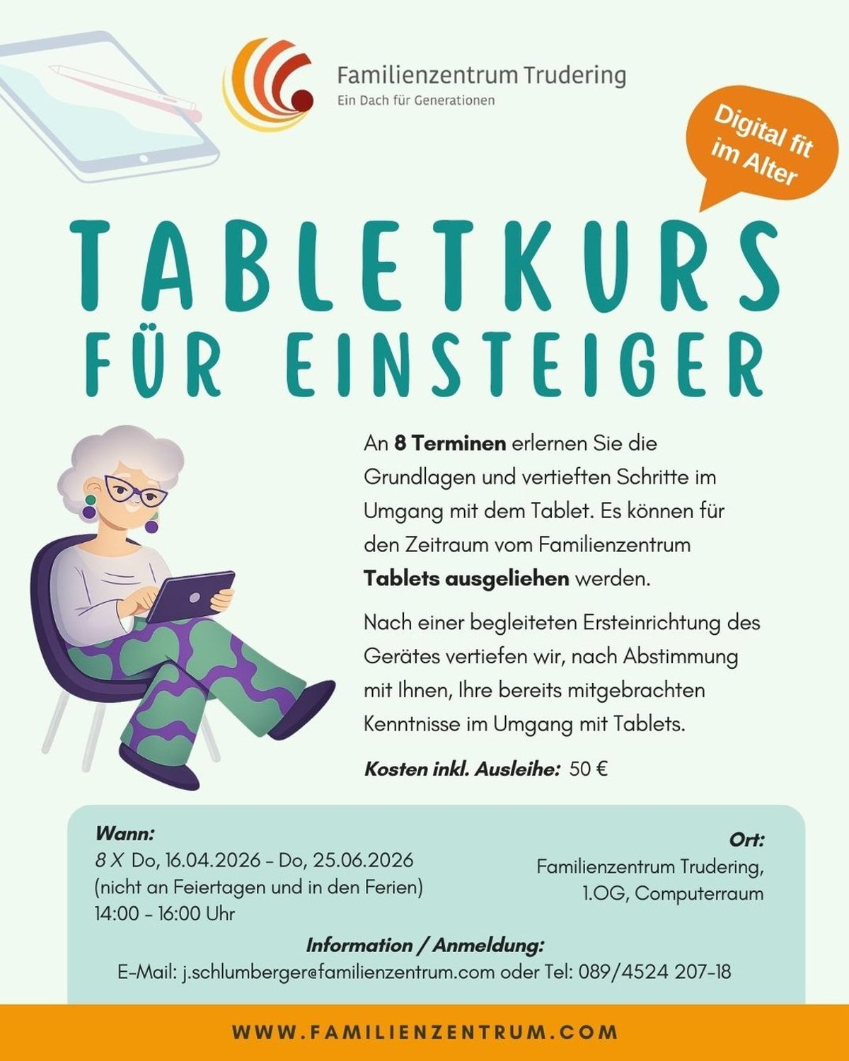 Tabletkurs für Einsteiger