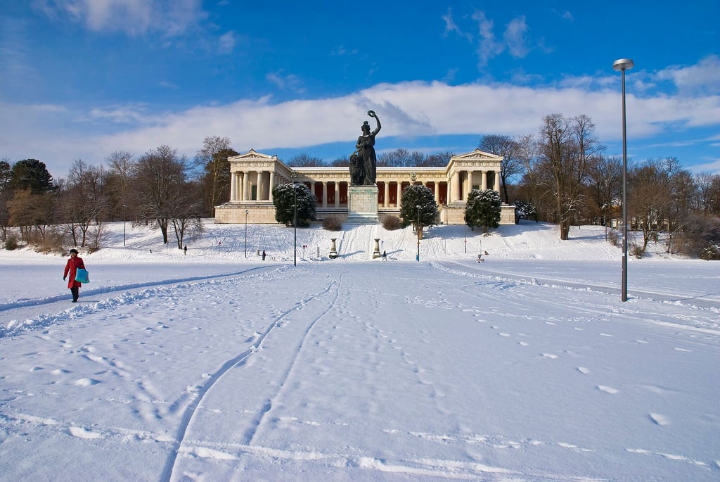 Theresienwiese im Winter