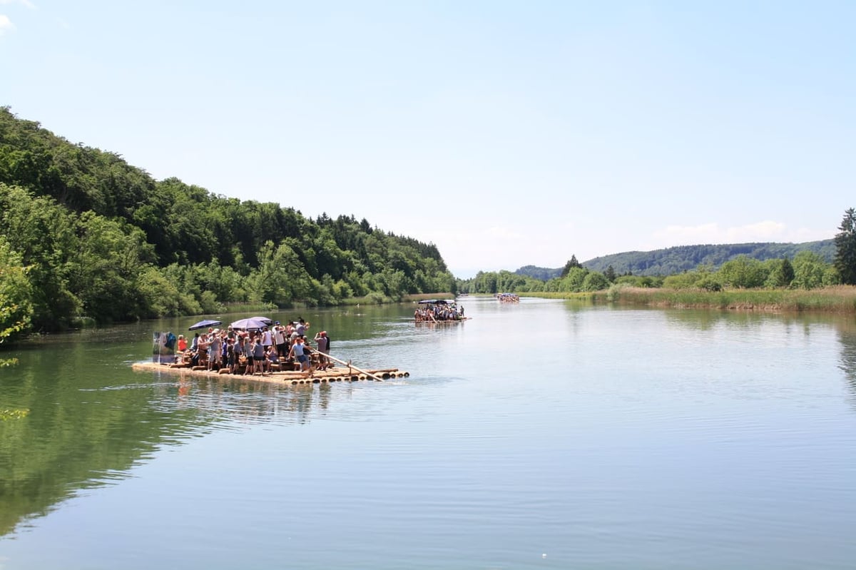 Floßfahrt Isar / Floßfahrt München
