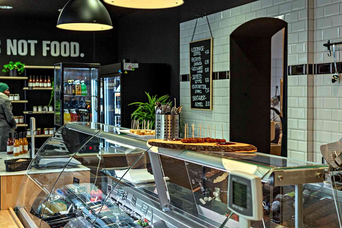 Die Vegane Fleischerei in der Frauenstraße