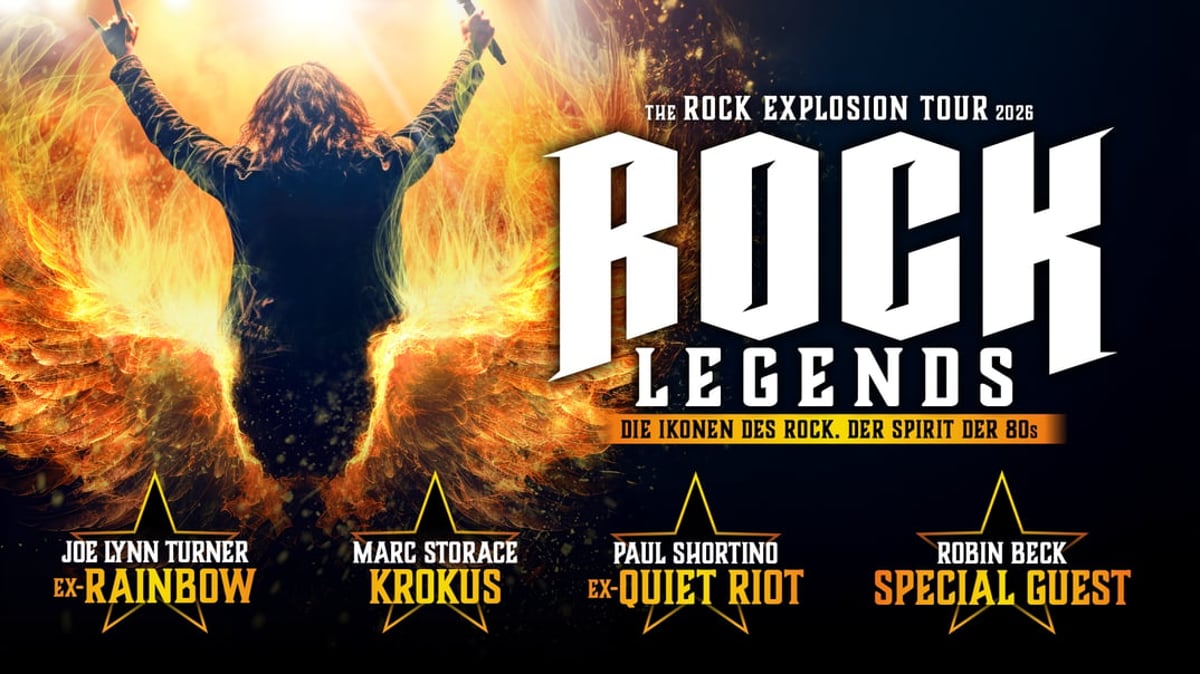 Rock Legends – Joe Lynn Turner, Marc Storace, Paul Shortino + Robin Beck