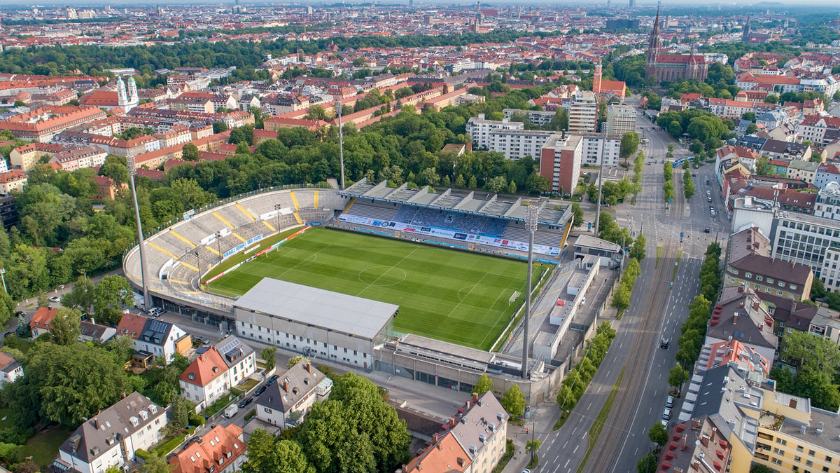 Grünwalder Stadion, Fußball München, 1860 München