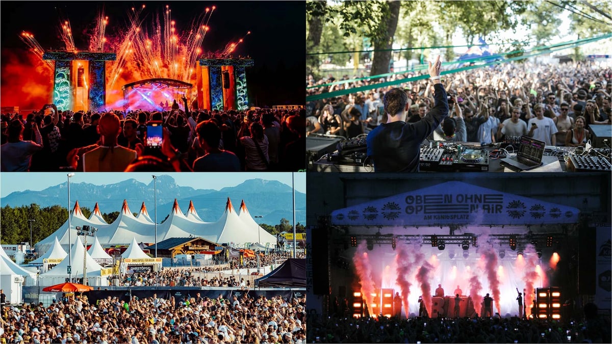 Grüne Sonne, Greenfields, Echelon und das Oben Ohne Open Air