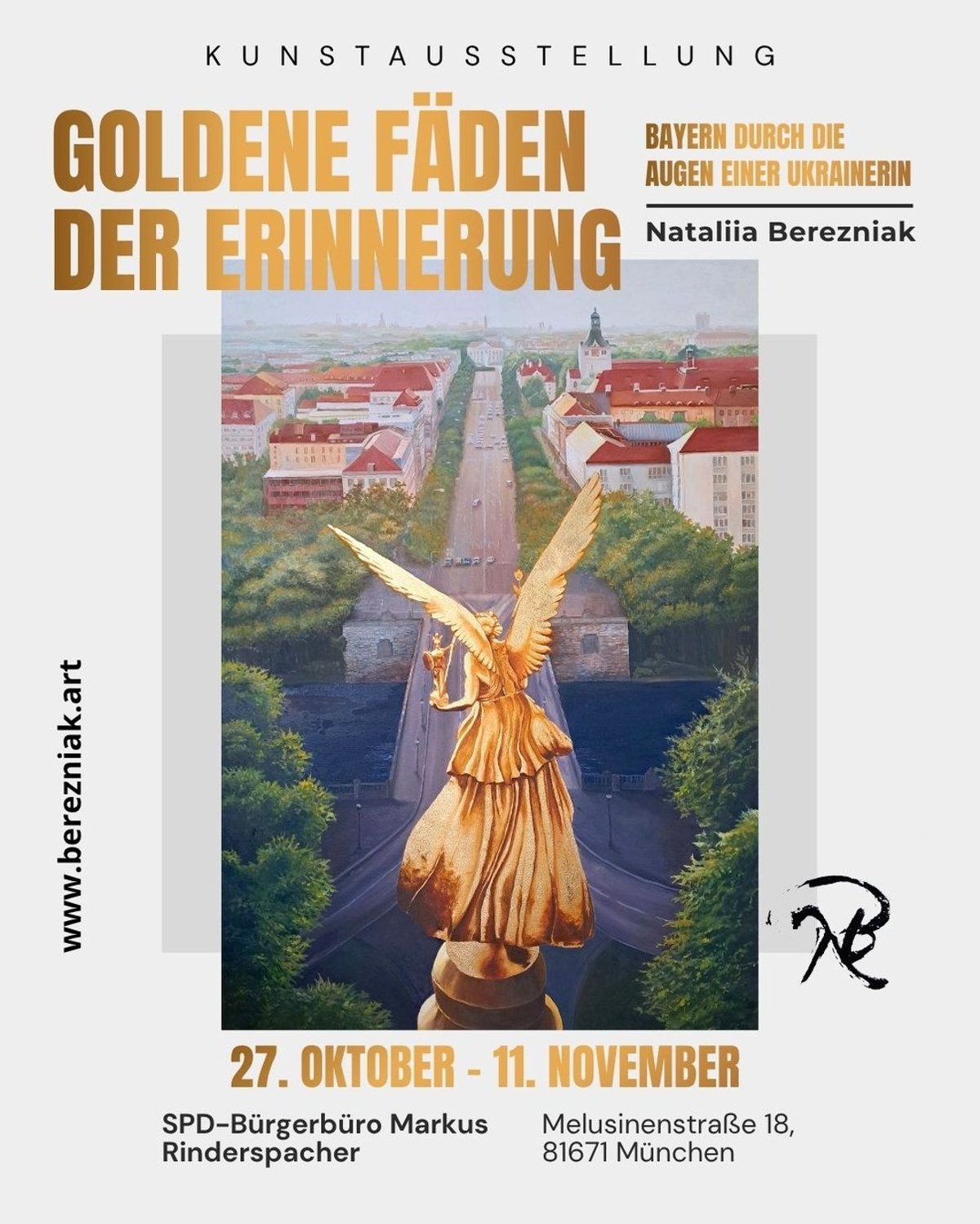 Nataliia Berezniak „Goldene Fäden der Erinnerung“