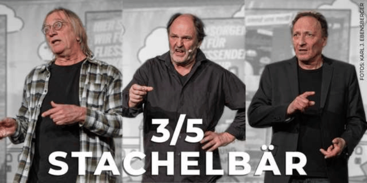 Kabarett 3/5 Stachelbär – In die Jahre gekommen