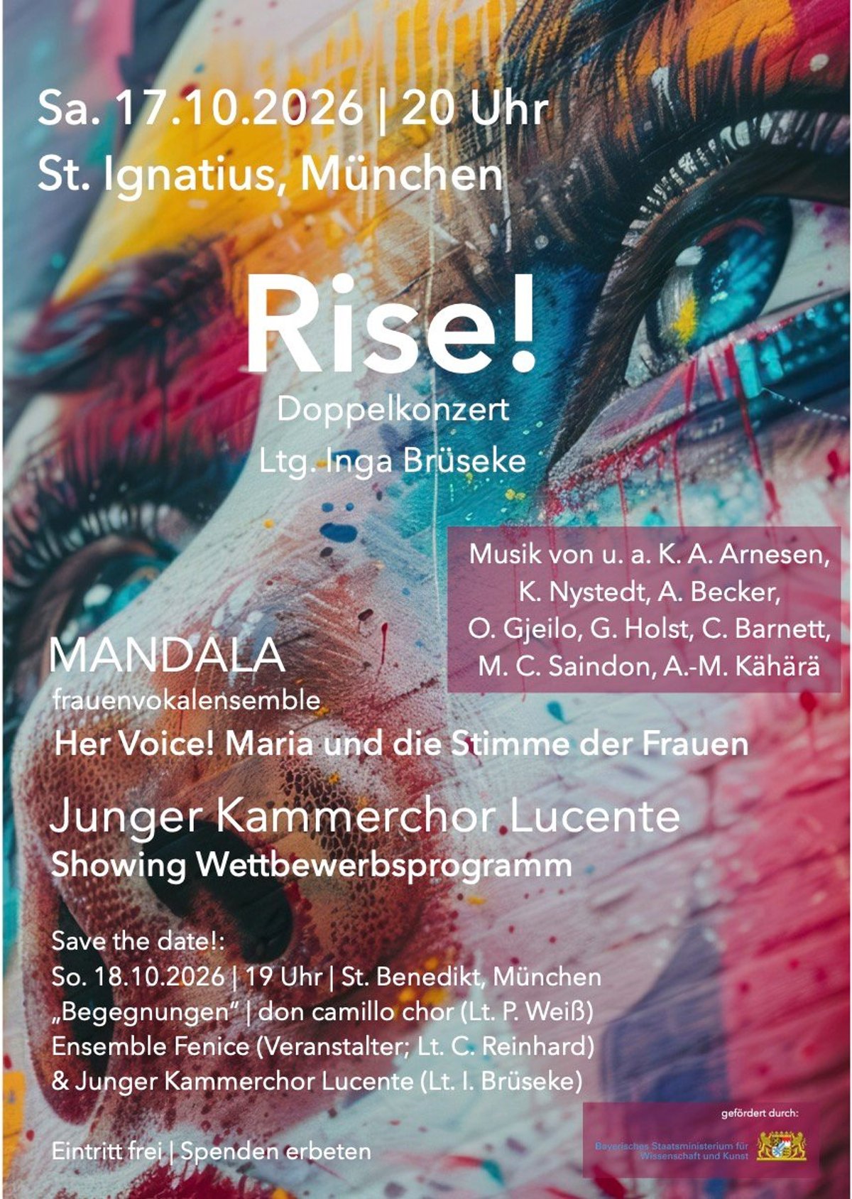 Junger Kammerchor Lucente + frauenvokalensemble Mandala
