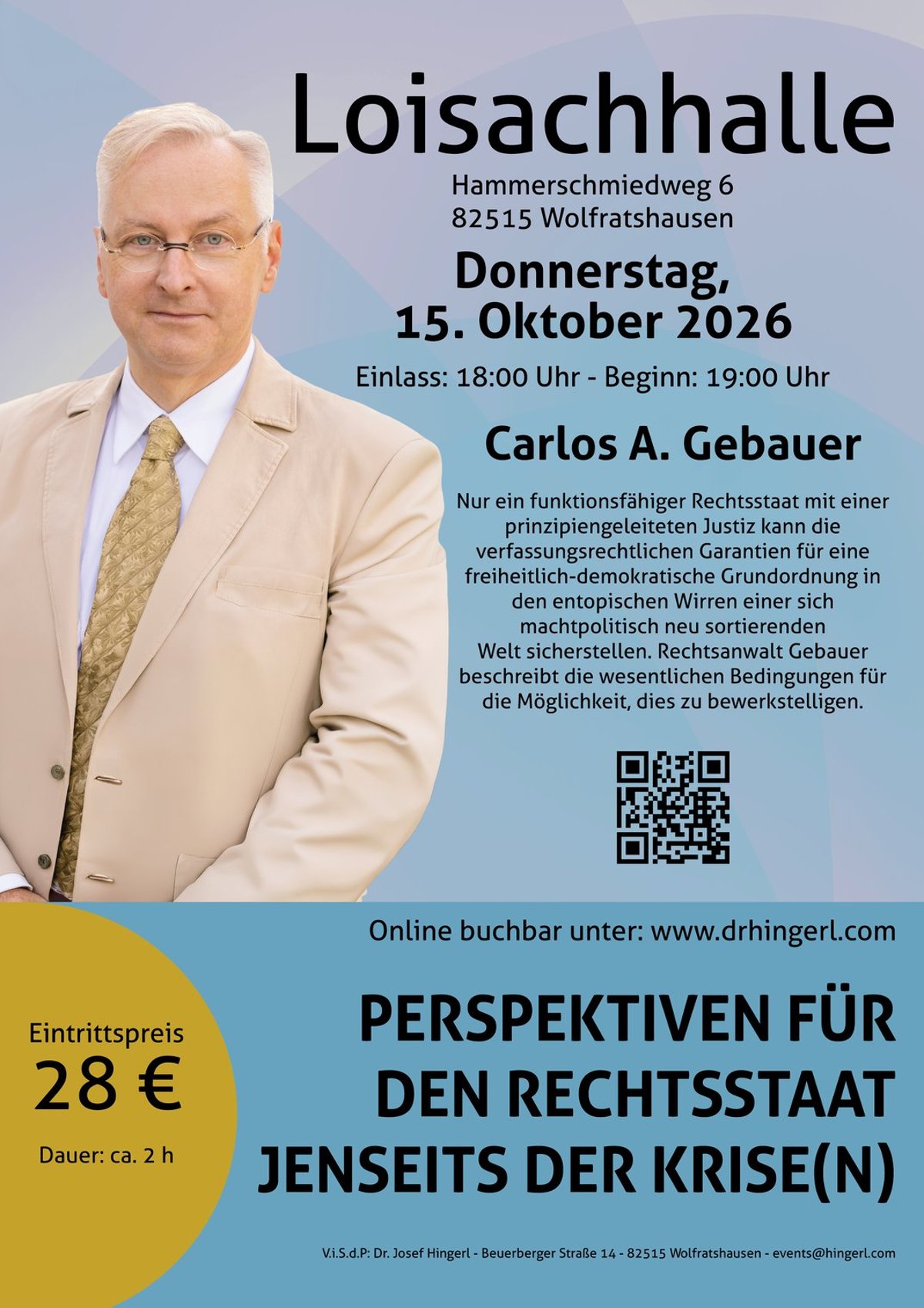Carlos A. Gebauer „Perspektiven für den Rechtsstaat“