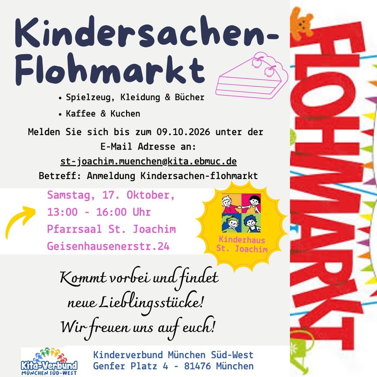 Kindersachen-Herbstflohmarkt