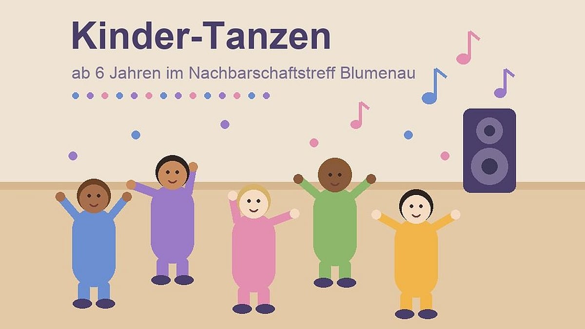 Kinder-Tanzen ab 6 Jahren im Nachbarschaftstreff Blumenau