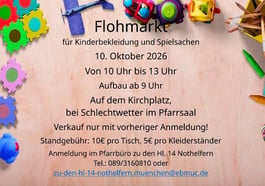 Flohmarkt für Kinderbekleidung und Spielzeug