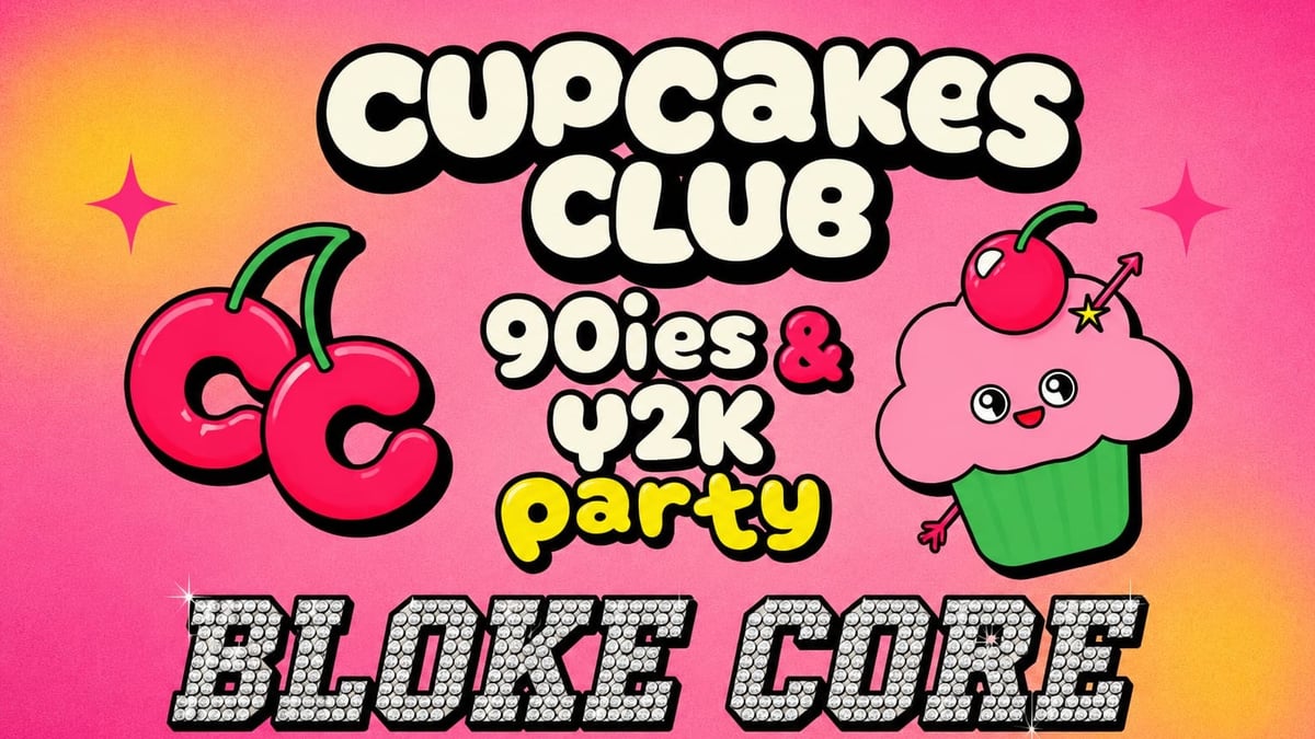 Cupcakes Club – 90s, Y2K & Girl Pop Party