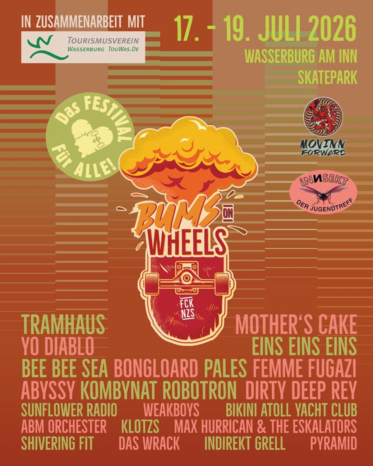 Bums on Wheels Festival 2026