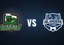 Eishockey – Erding Gladiators vs. EV Lindau Islanders
