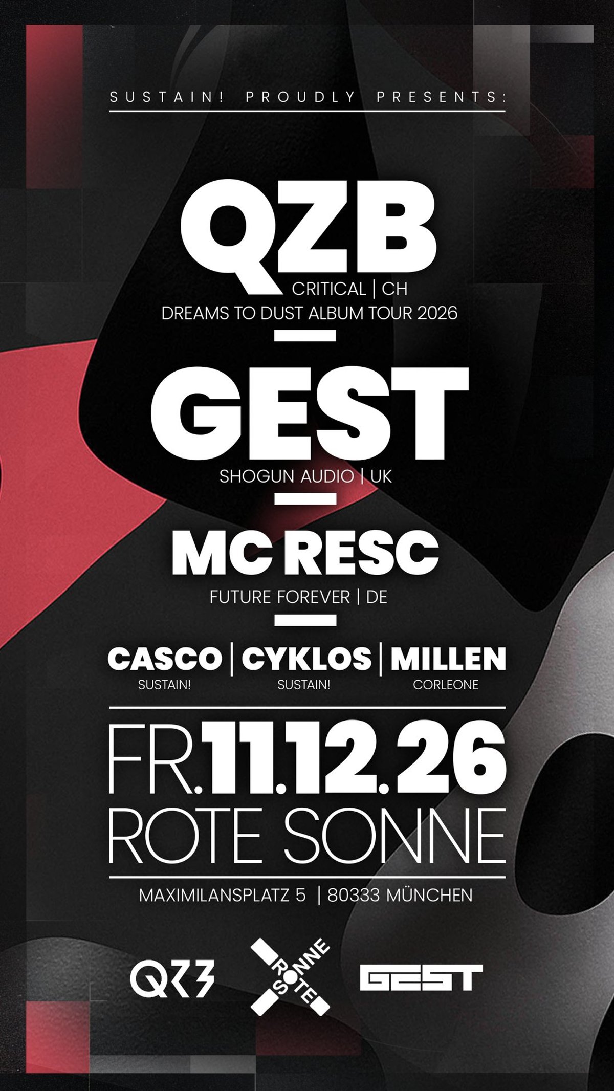 Sustain! w/ QBZ, GEST & MC RESC
