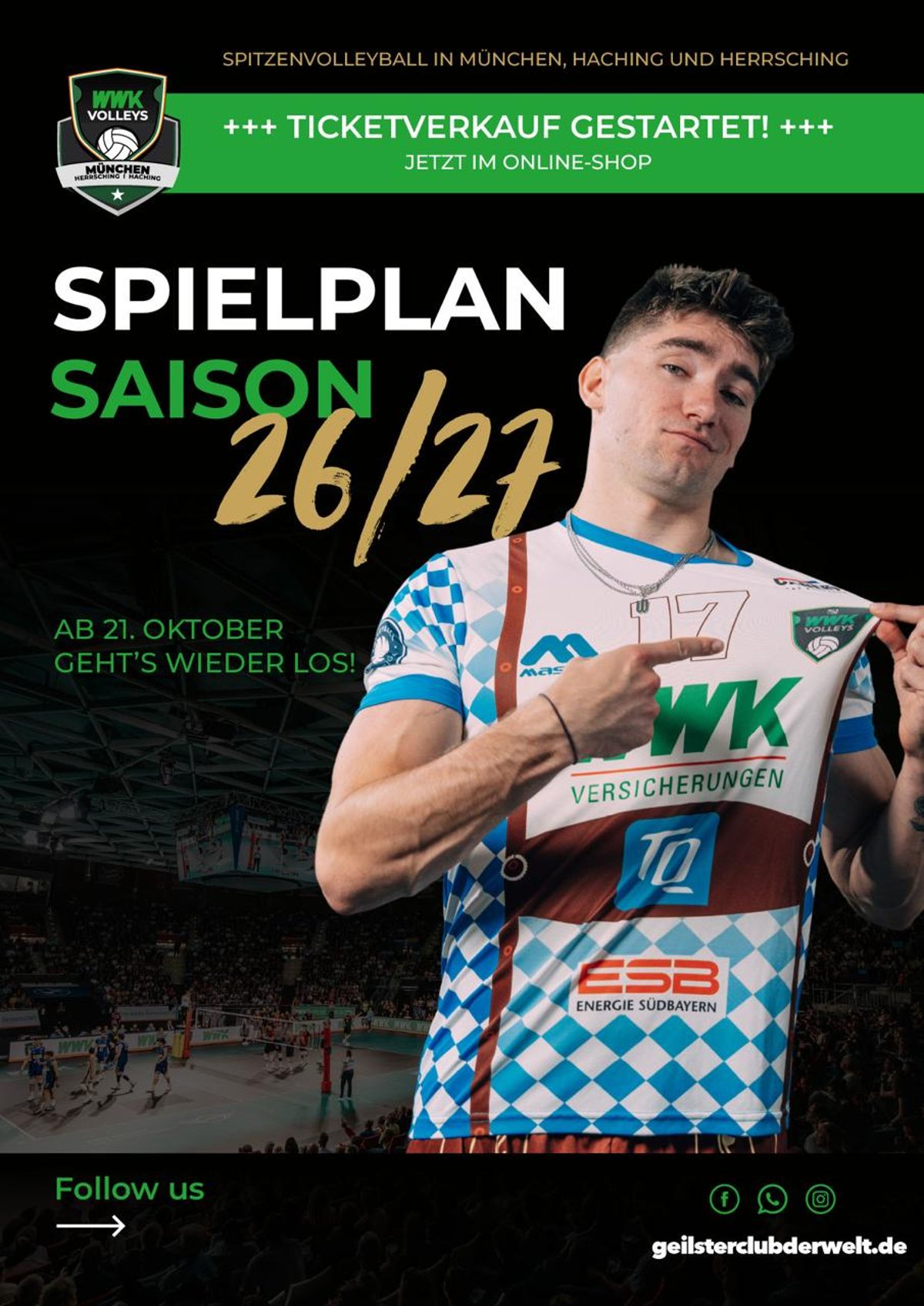 WWK Volleys München vs. SVG Lüneburg