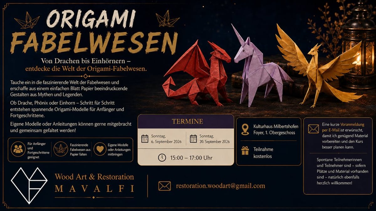 Origami – Fabelwesen