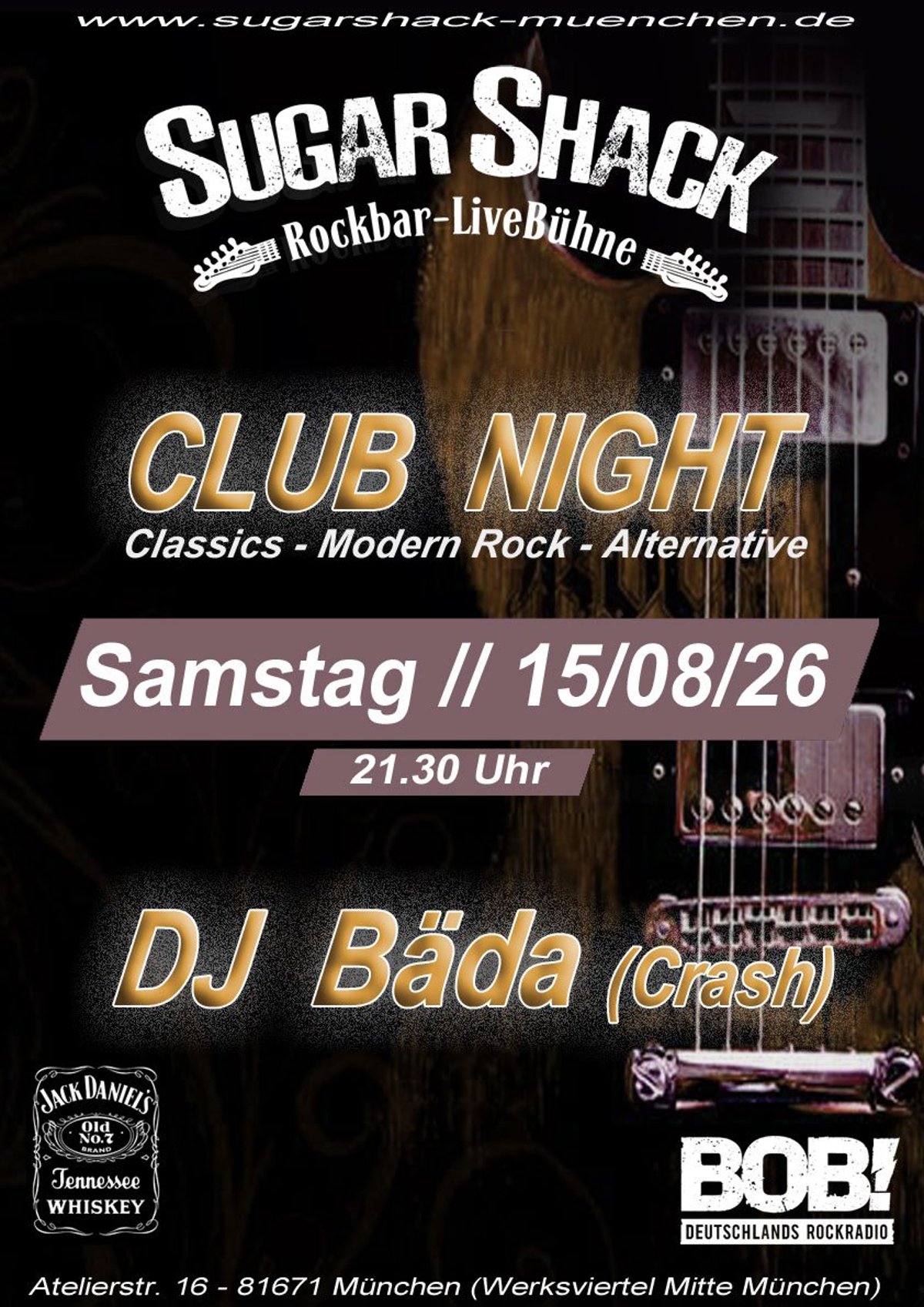 Sugar Club Night – Classics, Modern Rock, Alternative