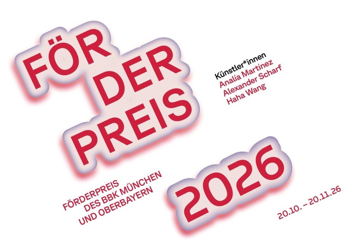 Eröffnung: Förderpreis des BBK 2026