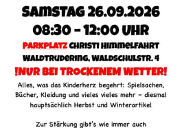 Kinder Flohmarkt – Pfarrei Christi Himmelfahrt