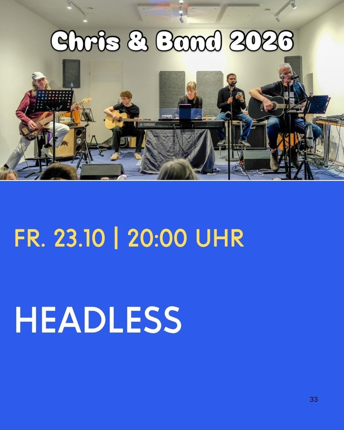 Chris & Band – Headless Tour 2026