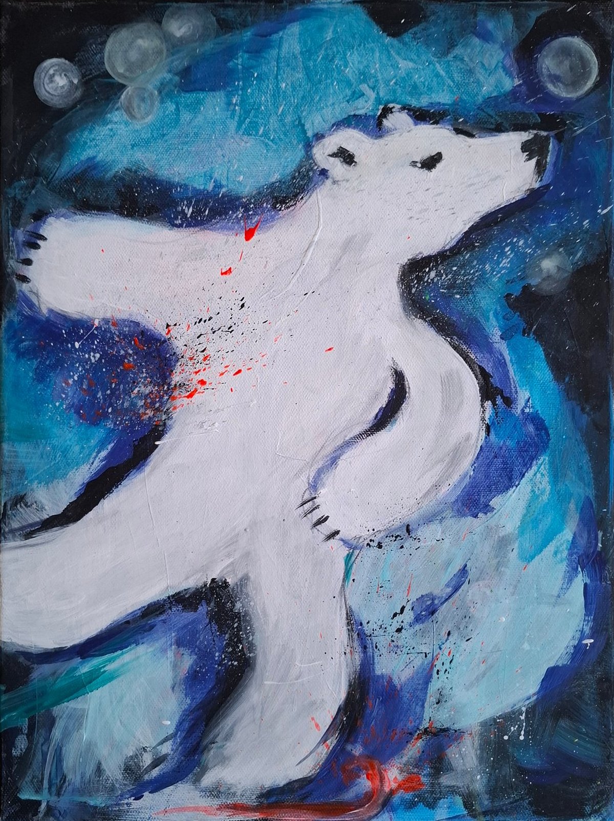 breakfast artparty * dancing eisbär – mal Dein Bild