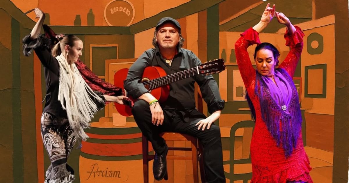 Entre tres Flamencos