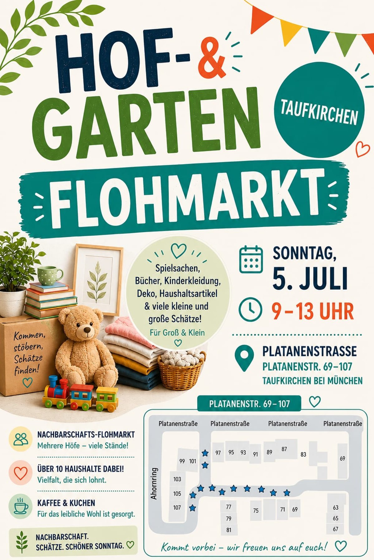Nachbarschaftsflohmarkt Taufkirchen