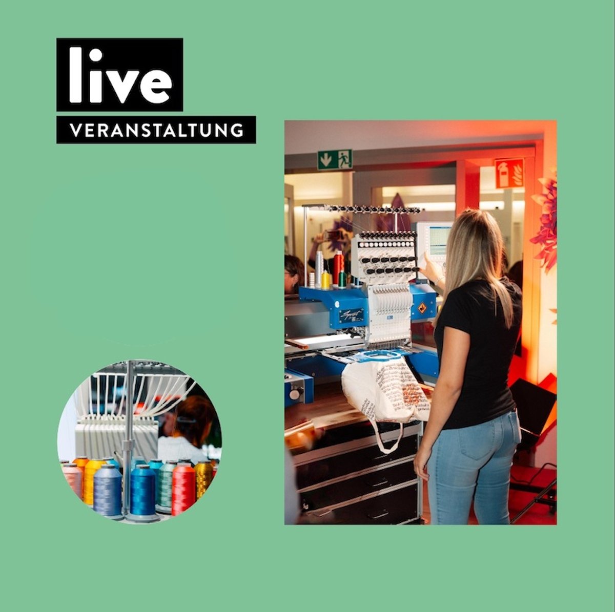 Lange Shopping-Nacht – Stickaktion