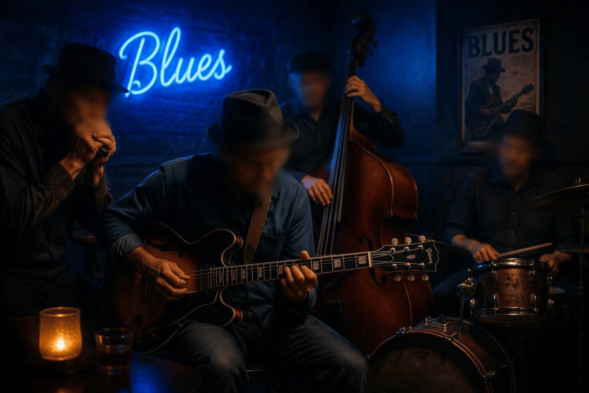 Blues für Gitarrist*innen Aufbaustufe