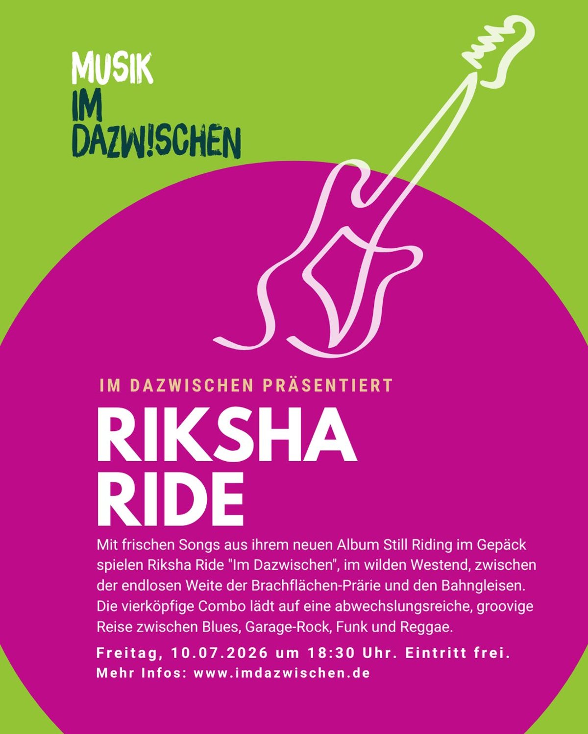 Riksha Ride – Konzert im Dazwischen